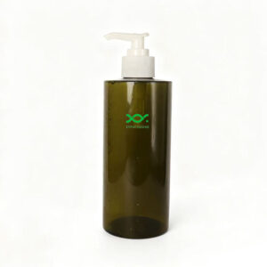 Plastic Cylinder Bottles 400ml with Pump for Shampoo