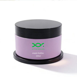 200ml PET Jars with Black Lids for Sale